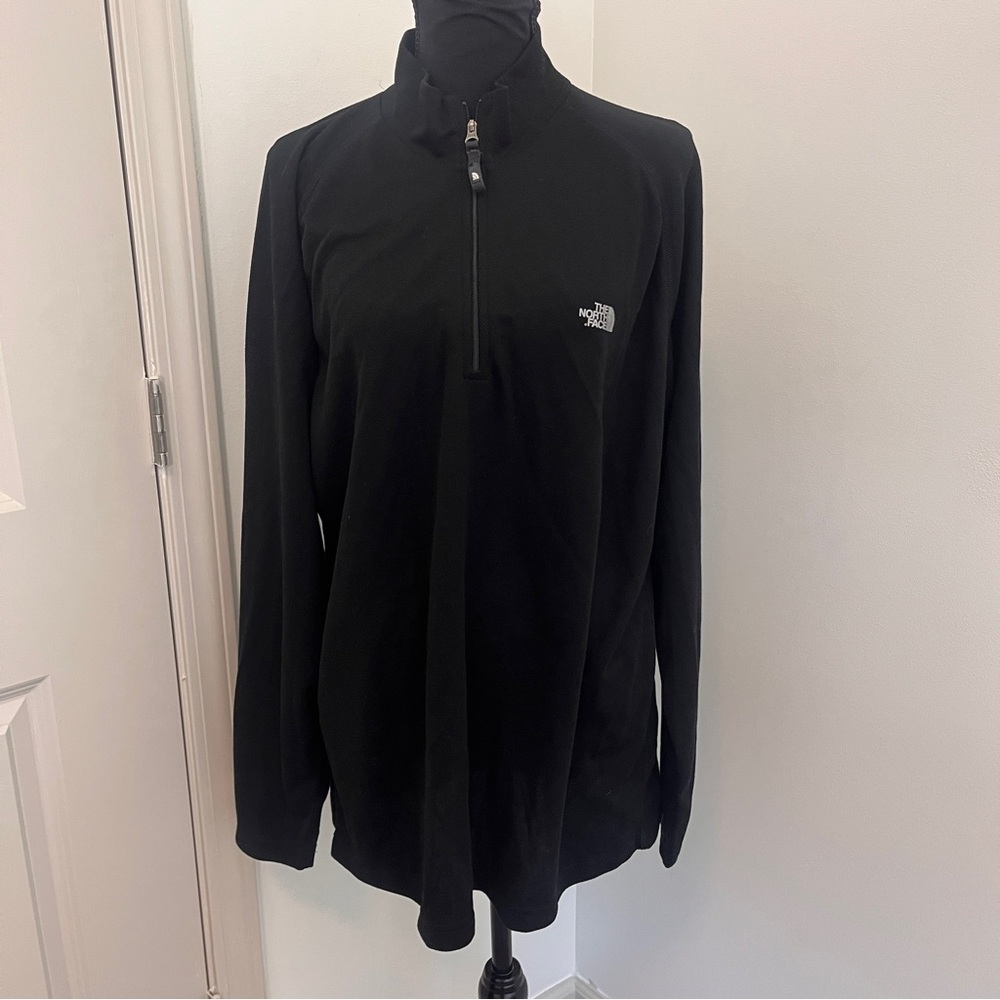 The North Face Flight Series Black Quarter Zip Pullover Mens Size XL